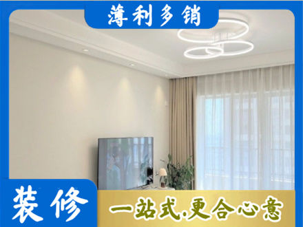 田家庵区专业装修客厅